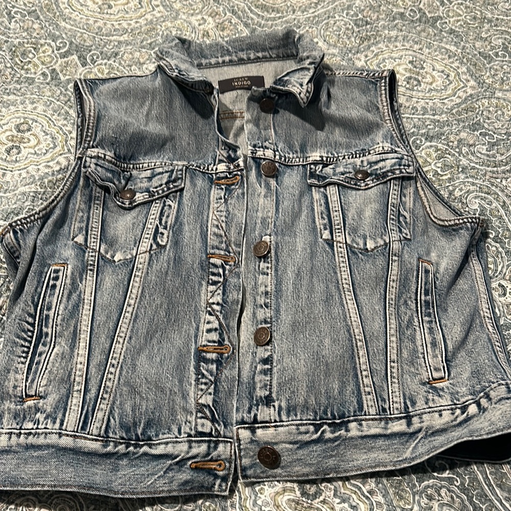 J crew jean vest